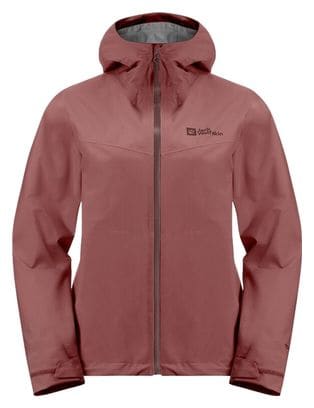 Jack Wolfskin Donna Highest Peak 3L Waterproof Jacket Pink