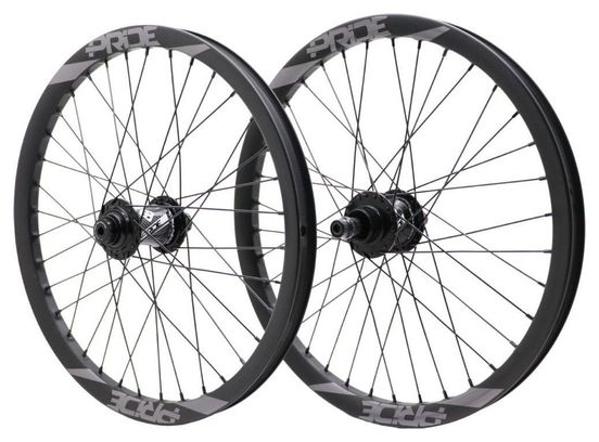 Roues Carbone Pro Pride Wave Mat Moyeu Pride Control Noir 36h