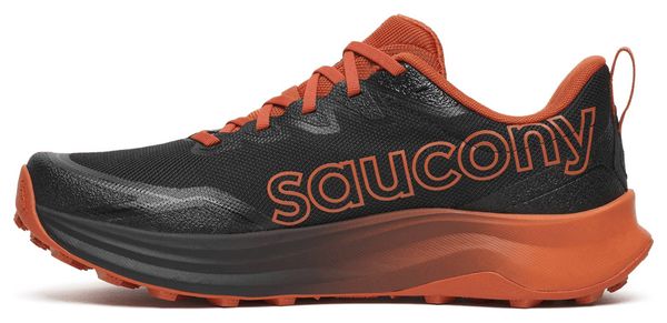 Scarpe da trail Saucony Peregrine 16 Nero/Arancione Uomo