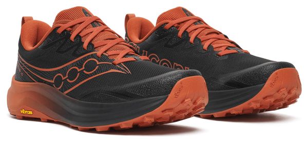 Scarpe da trail Saucony Peregrine 16 Nero/Arancione Uomo