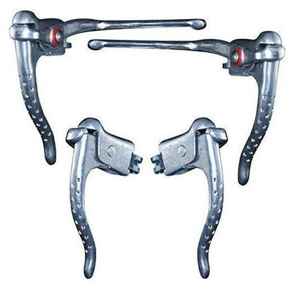 Heart Horse 7/8 22mm Levier de frein Moto, Universel kit levier d'embrayage de f