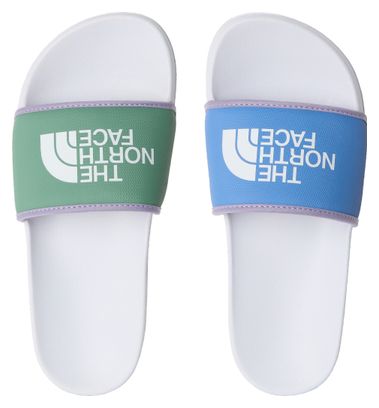 Chanclas The North Face Base Camp Slide III Blanco/Azul/Verde para mujer