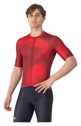 Castelli Vortice Herren Kurzarm Trikot Rot