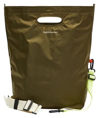 Peak Performance Street Shopper reversibile 16L Borsa a tracolla marrone