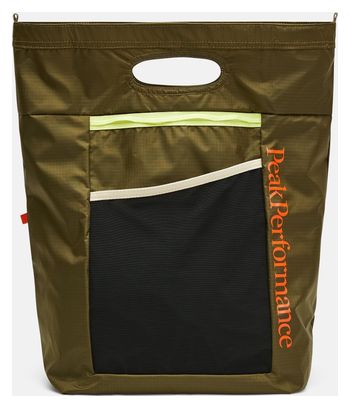 Peak Performance Street Shopper reversibile 16L Borsa a tracolla marrone