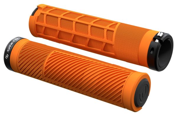Paire de Grips Syncros AM Lock-On Orange Acide