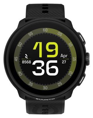 Suunto GPS Horloge Run Siliconen Bandje Helemaal Zwart