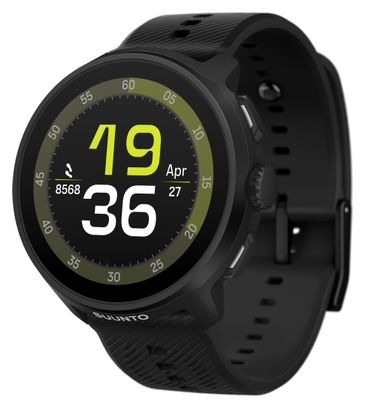 Suunto GPS Horloge Run Siliconen Bandje Helemaal Zwart