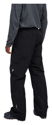 Pantaloni cargo isolati Peak Performance Edge Hipe 2L Nero Uomo