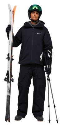 Pantaloni cargo isolati Peak Performance Edge Hipe 2L Nero Uomo