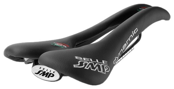 Selle unisexe SMP route cyclo Plus 159 noir décor blanc