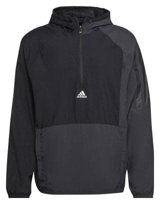 Sudadera con capucha adidas Colourblock Half Zip