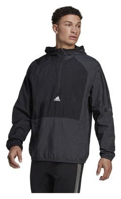 Sudadera con capucha adidas Colourblock Half Zip