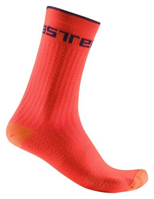 Chaussettes Castelli Distanza 20 Orange