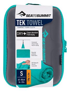 Serviette Microfibre Sea To Summit Tek Turquoise - Taille S