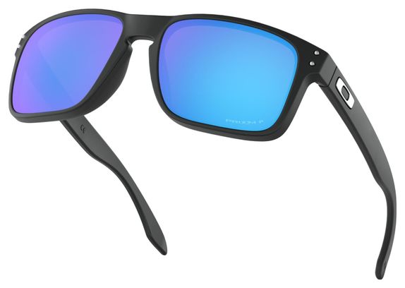 Lunettes Oakley Holbrook Matte Black / Prizm Sapphire Polarized / Ref. OO9102-F055