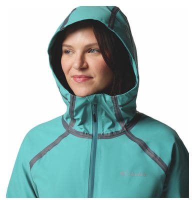 Veste Imperméable Femme Columbia Reign No Shine Bleu