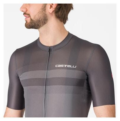 Castelli Simbolo Kurzarm Trikot Herren Grau Schwarz