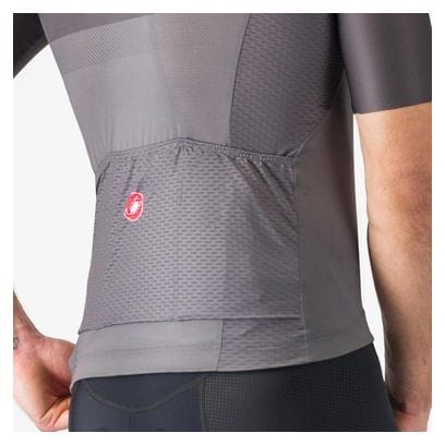 Castelli Simbolo Kurzarm Trikot Herren Grau Schwarz