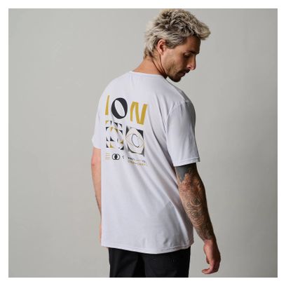 Maillot de manga corta ION Seek Graphic Gris para hombre