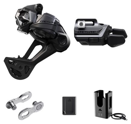 Kit di aggiornamento Shimano Deore Di2 RD-M6250-SGS (gabbia lunga) / SW-M6250-IR I-Spec EV 12S