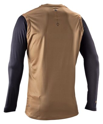 Leatt Gravity 2.0 Men's Brown Long Sleeve Jersey