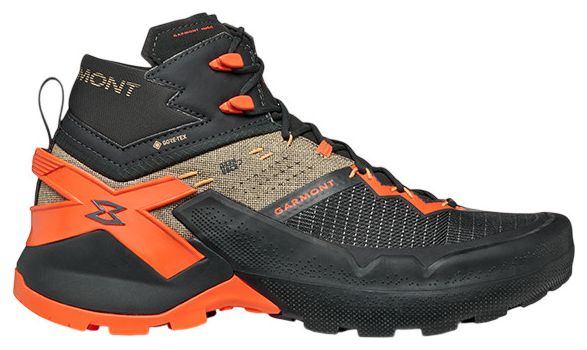 Garmont 9.81 Onyx Mid Gore-Tex Men's Approach Shoes - Black/Orange