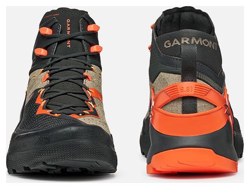 Garmont 9.81 Onyx Mid Gore-Tex Men's Approach Shoes - Black/Orange