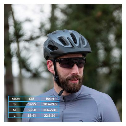 BBB Kite 2.0 Helm Mat Grijs