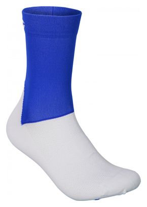 Paar Poc Essential Road Socks Light Azurite Blue / Hydrogen White