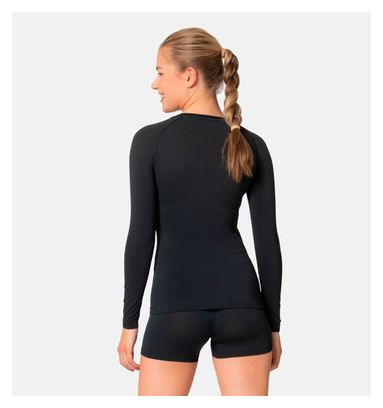 T-Shirt Manches Longues Femme Odlo Performance Light Eco Noir XS