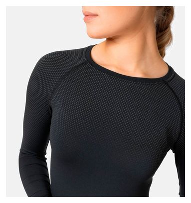 T-Shirt Manches Longues Femme Odlo Performance Light Eco Noir XS