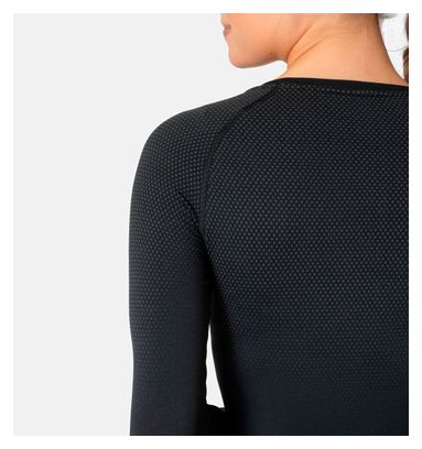 T-Shirt Manches Longues Femme Odlo Performance Light Eco Noir XS