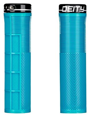 Paire de Grips Deity Knuckleduster 132 mm Turquoise