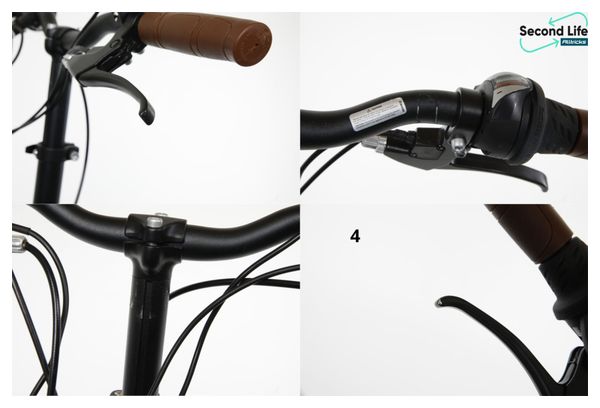 Produit Reconditionné - Vélo Pliant Électrique Bicyklet Marcus Shimano Tourney 6V 418 Wh 20'' Beige Ivoire