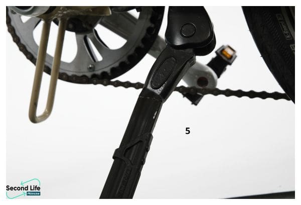 Producto Reacondicionado - Bicicleta Eléctrica Plegable Marcus Shimano Tourney 6V 418 Wh 20'' Beige Marfil