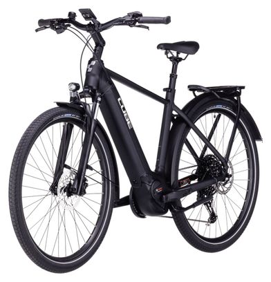 Cube Touring Hybrid Pro 625 Bicicleta Híbrida Eléctrica Shimano Deore 11S 625 Wh 700 mm Negra 2024