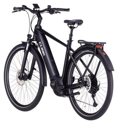 Cube Touring Hybrid Pro 625 Elektrische Hybride Fiets Shimano Deore 11S 625 Wh 700 mm Zwart 2024