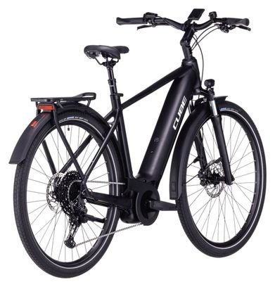 Cube Touring Hybrid Pro 625 Elektrische Hybride Fiets Shimano Deore 11S 625 Wh 700 mm Zwart 2024