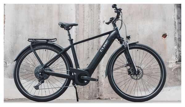 Cube Touring Hybrid Pro 625 Elektrische Hybride Fiets Shimano Deore 11S 625 Wh 700 mm Zwart 2024