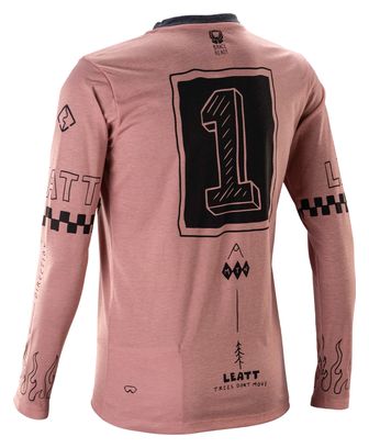 Maglia a maniche lunghe Leatt Gravity 3.0 rosa da donna