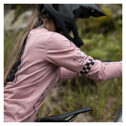Maglia a maniche lunghe Leatt Gravity 3.0 rosa da donna