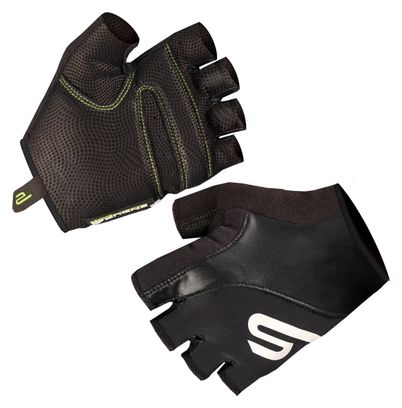 ENDURA Pair Short Black Gloves TEAM