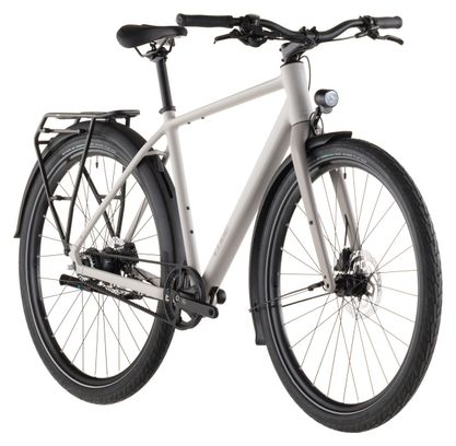 Cube Editor Pro FE Bicicletta da fitness Shimano Nexus 8S con trasmissione a cinghia 700 mm Beige/Grigio avena 2026