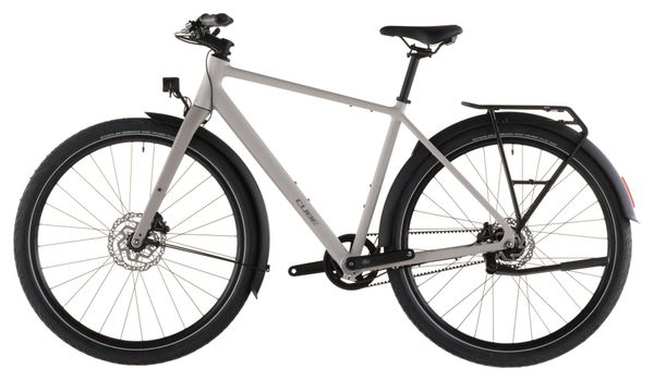 Cube Editor Pro FE Bicicletta da fitness Shimano Nexus 8S con trasmissione a cinghia 700 mm Beige/Grigio avena 2026