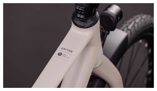 Cube Editor Pro FE Bicicletta da fitness Shimano Nexus 8S con trasmissione a cinghia 700 mm Beige/Grigio avena 2026