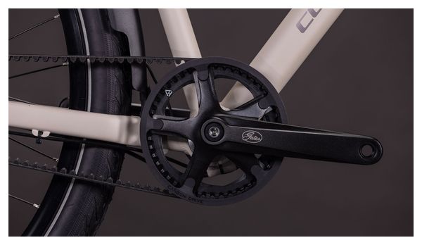 Cube Editor Pro FE Bicicletta da fitness Shimano Nexus 8S con trasmissione a cinghia 700 mm Beige/Grigio avena 2026