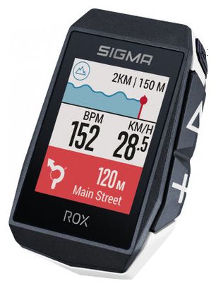 Compteur GPS Sigma ROX 11.1 Evo Sensor Set Blanc / Noir