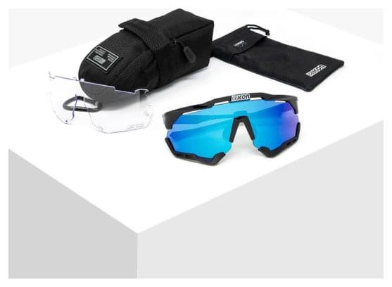 SCICON Aeroshade XL Crystal Brilliant / Blue Mirror