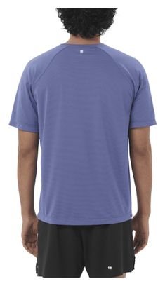 Salomon SHKout Core Blue Men's Short Sleeve Shirt
